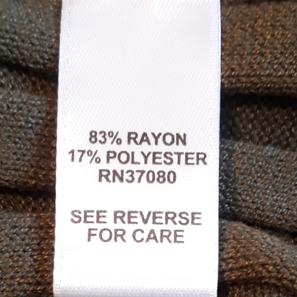 Vintage Olive Green Long sleeve Sweater Dress by J/M Dress MSRP: $65. - Picture 9 of 10